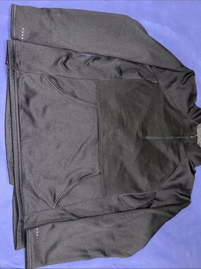 Old Navy Black Woman’s Half-Zip Performance Go-Dry Pullover